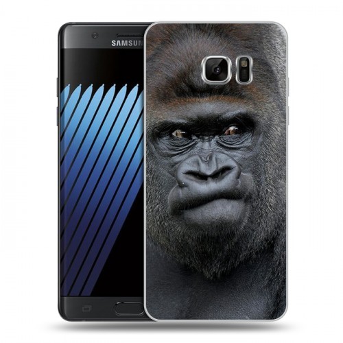 Дизайнерский пластиковый чехол для Samsung Galaxy Note 7 Обезьяны