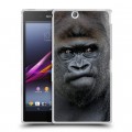 Дизайнерский пластиковый чехол для Sony Xperia Z Ultra  Обезьяны