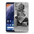 Дизайнерский силиконовый чехол для Nokia 9 PureView Обезьяны