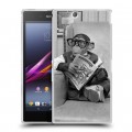 Дизайнерский пластиковый чехол для Sony Xperia Z Ultra  Обезьяны