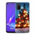 Дизайнерский пластиковый чехол для OPPO A52 Новогодняя елка