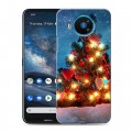 Дизайнерский силиконовый чехол для Nokia 8.3 Новогодняя елка