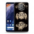 Дизайнерский силиконовый чехол для Nokia 9 PureView Обезьяны