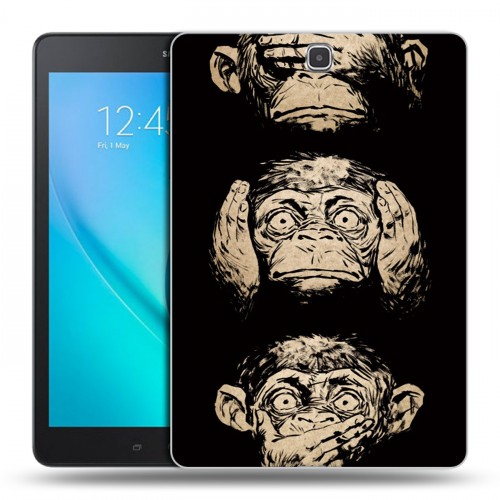 Дизайнерский силиконовый чехол для Samsung Galaxy Tab A 9.7 Обезьяны