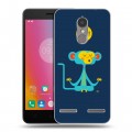 Дизайнерский пластиковый чехол для Lenovo K6 Обезьяны