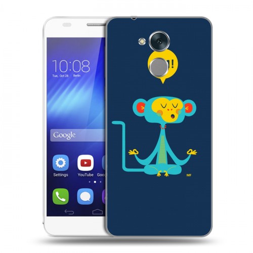 Дизайнерский пластиковый чехол для Huawei Honor 6C Обезьяны
