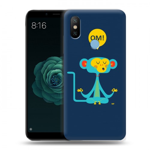 Дизайнерский силиконовый чехол для Xiaomi Mi A2 Обезьяны