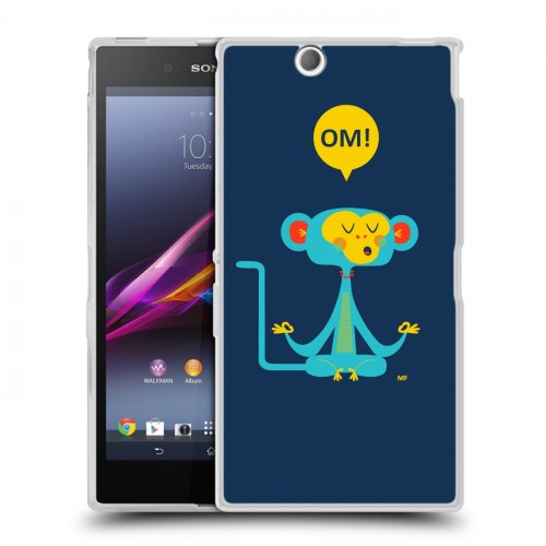 Дизайнерский пластиковый чехол для Sony Xperia Z Ultra  Обезьяны