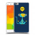 Дизайнерский силиконовый чехол для Xiaomi Mi Note Обезьяны