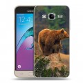 Дизайнерский пластиковый чехол для Samsung Galaxy J3 (2016) Медведи