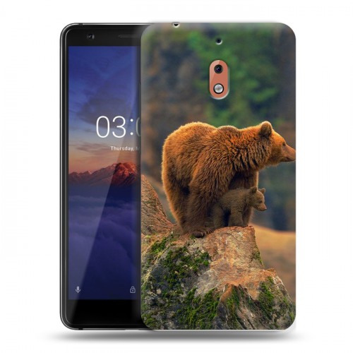 Дизайнерский силиконовый чехол для Nokia 2.1 Медведи