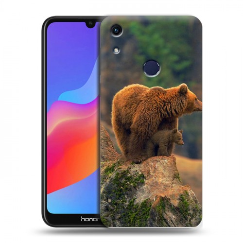 Дизайнерский пластиковый чехол для Huawei Honor 8A Медведи
