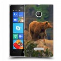 Дизайнерский пластиковый чехол для Microsoft Lumia 435 Медведи