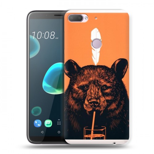 Дизайнерский пластиковый чехол для HTC Desire 12 Plus Медведи