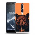 Дизайнерский пластиковый чехол для Nokia 5.1 Медведи