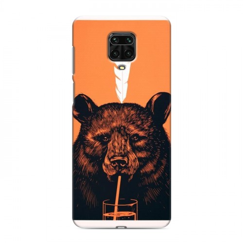 Дизайнерский силиконовый чехол для Xiaomi Redmi Note 9 Pro Медведи