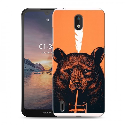 Дизайнерский силиконовый чехол для Nokia 1.3 Медведи