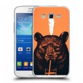 Дизайнерский пластиковый чехол для Samsung Galaxy Grand 2 Медведи