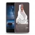 Дизайнерский пластиковый чехол для Nokia 8 Медведи