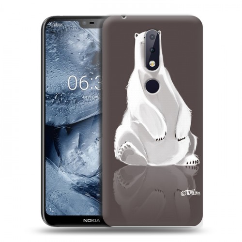 Дизайнерский пластиковый чехол для Nokia 6.1 Plus Медведи