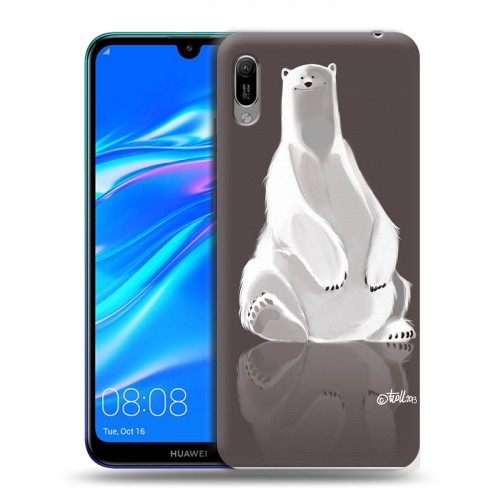 Дизайнерский пластиковый чехол для Huawei Y6 (2019) Медведи