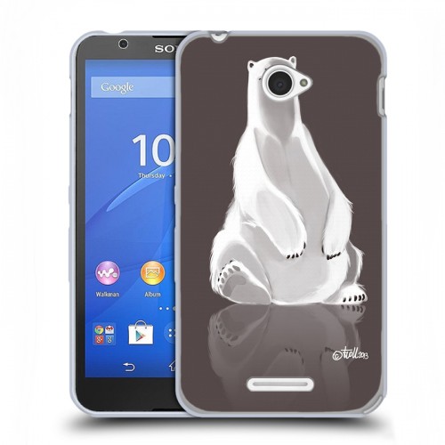 Дизайнерский пластиковый чехол для Sony Xperia E4 Медведи