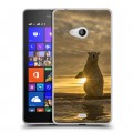 Дизайнерский пластиковый чехол для Microsoft Lumia 540 Медведи