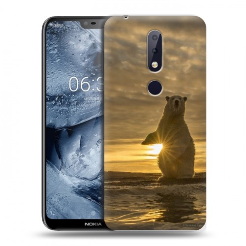 Дизайнерский силиконовый чехол для Nokia 6.1 Plus Медведи