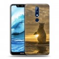 Дизайнерский силиконовый чехол для Nokia 5.1 Plus Медведи