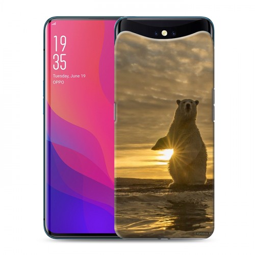 Дизайнерский силиконовый чехол для OPPO Find X Медведи