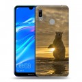 Дизайнерский пластиковый чехол для Huawei Y6 (2019) Медведи