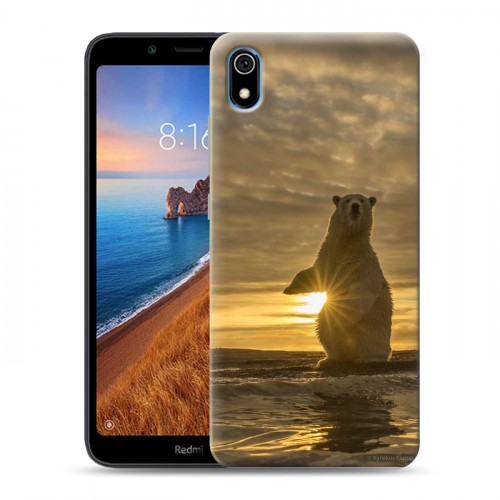 Дизайнерский силиконовый чехол для Xiaomi RedMi 7A Медведи