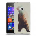 Дизайнерский пластиковый чехол для Microsoft Lumia 540 Медведи