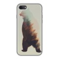Дизайнерский силиконовый с усиленными углами чехол для Iphone 7 Медведи
