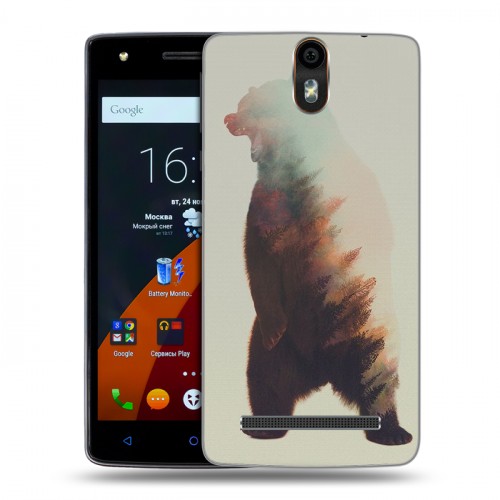 Дизайнерский силиконовый чехол для Wileyfox Storm Медведи