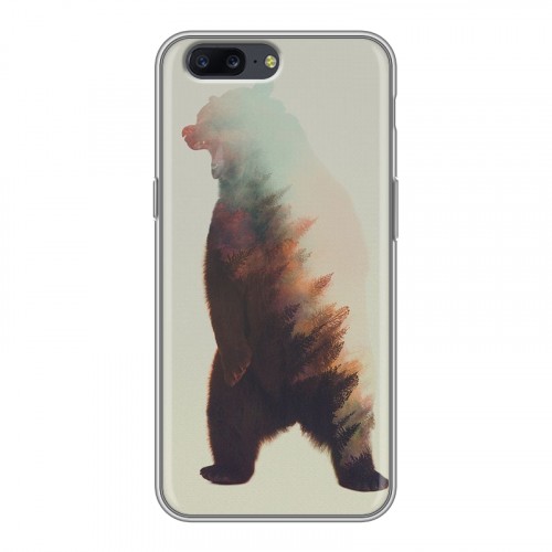 Дизайнерский пластиковый чехол для OnePlus 5 Медведи