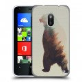 Дизайнерский пластиковый чехол для Nokia Lumia 620 Медведи