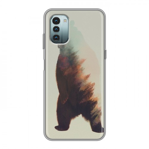 Дизайнерский силиконовый чехол для Nokia G11 Медведи