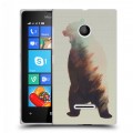 Дизайнерский пластиковый чехол для Microsoft Lumia 435 Медведи