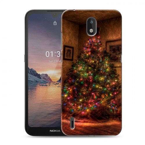 Дизайнерский силиконовый чехол для Nokia 1.3 Новогодняя елка