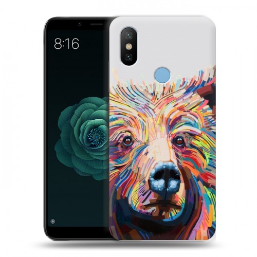 Дизайнерский силиконовый чехол для Xiaomi Mi A2 Медведи