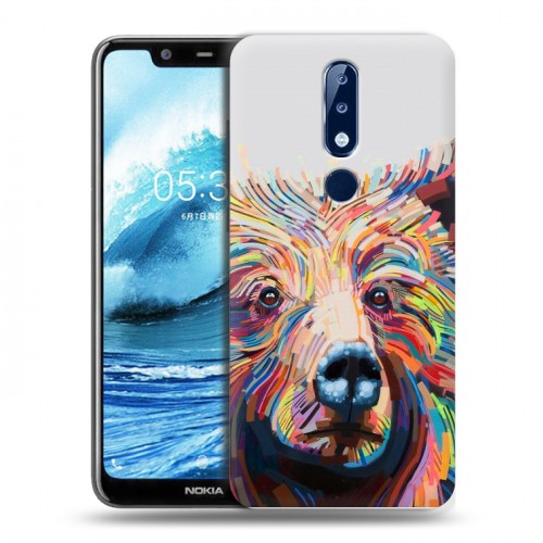 Дизайнерский силиконовый чехол для Nokia 5.1 Plus Медведи