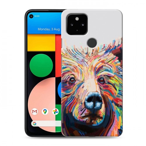 Дизайнерский силиконовый чехол для Google Pixel 4a 5G Медведи