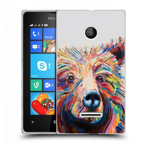 Дизайнерский пластиковый чехол для Microsoft Lumia 435 Медведи