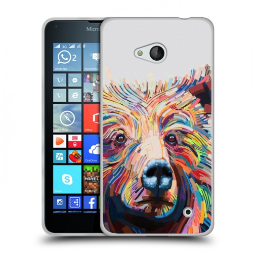 Дизайнерский пластиковый чехол для Microsoft Lumia 640 Медведи