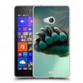 Дизайнерский пластиковый чехол для Microsoft Lumia 540 Медведи