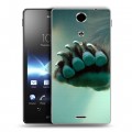 Дизайнерский пластиковый чехол для Sony Xperia TX Медведи