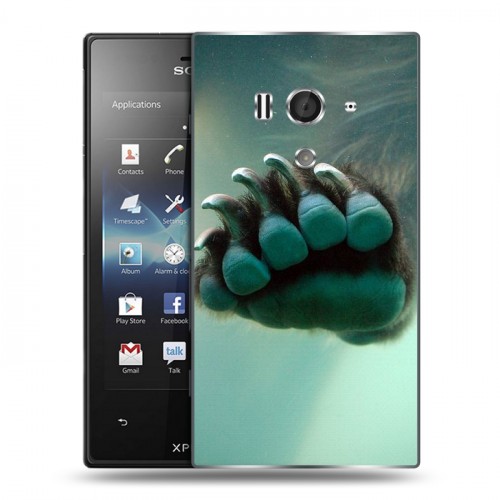 Дизайнерский пластиковый чехол для Sony Xperia acro S Медведи