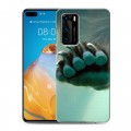 Дизайнерский пластиковый чехол для Huawei P40 Медведи