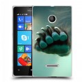 Дизайнерский пластиковый чехол для Microsoft Lumia 435 Медведи